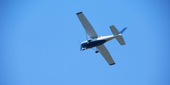 Small airplane view